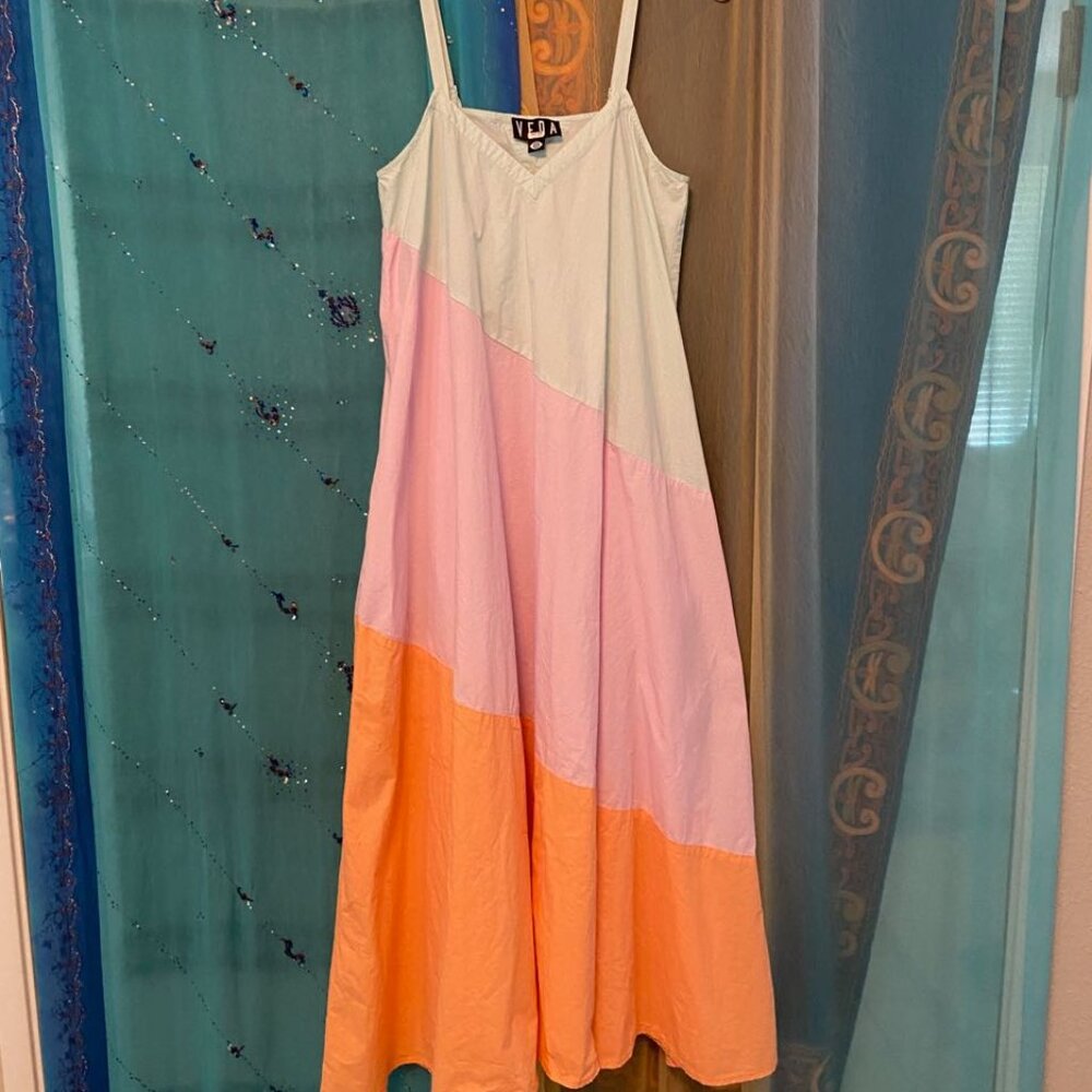 Veda Eco-Design Maxi sleeveles summer dress - Medium